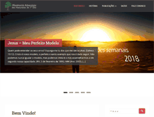 Tablet Screenshot of movimentoadventista.com.br